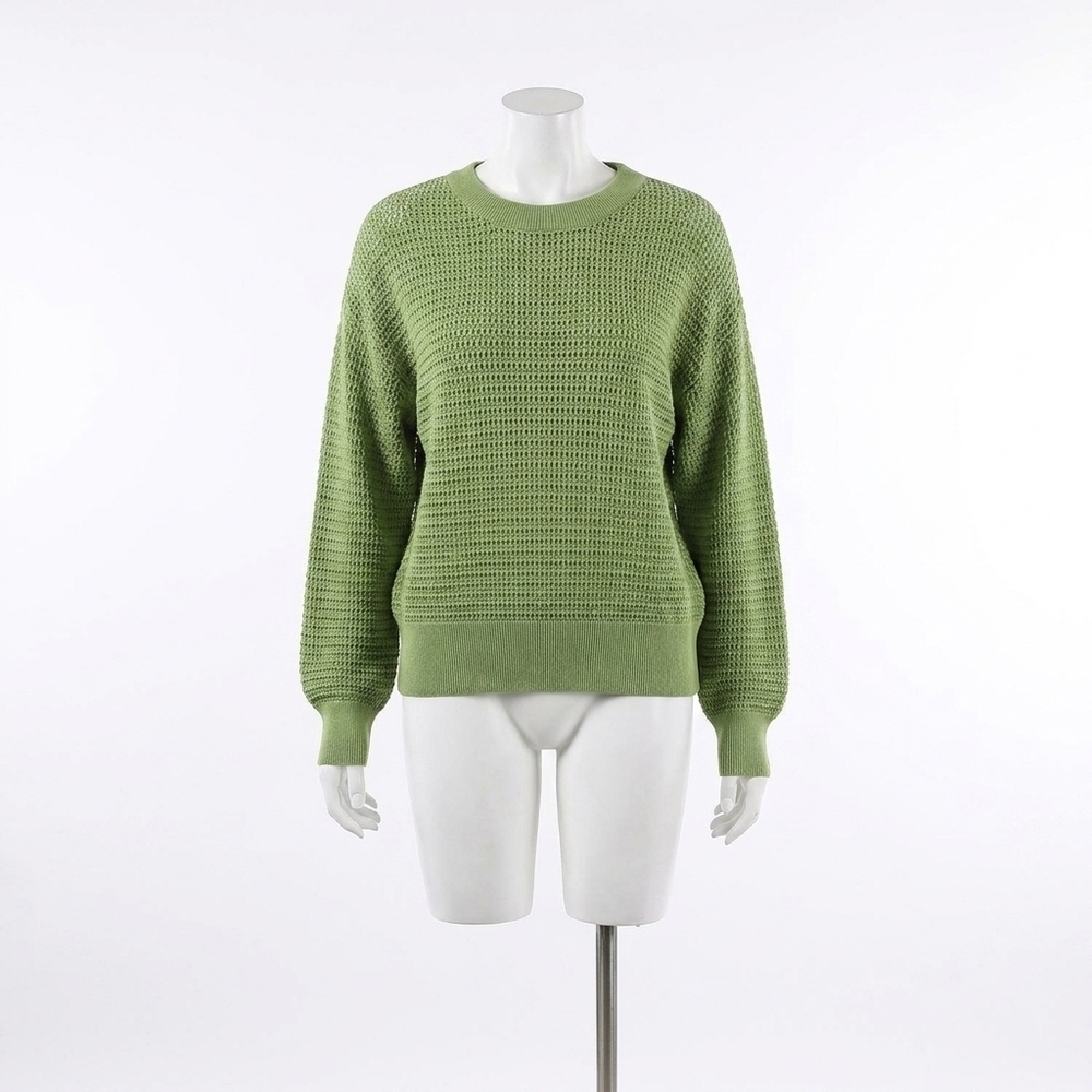 NEW VARLEY kershaw knit sweater in tender green